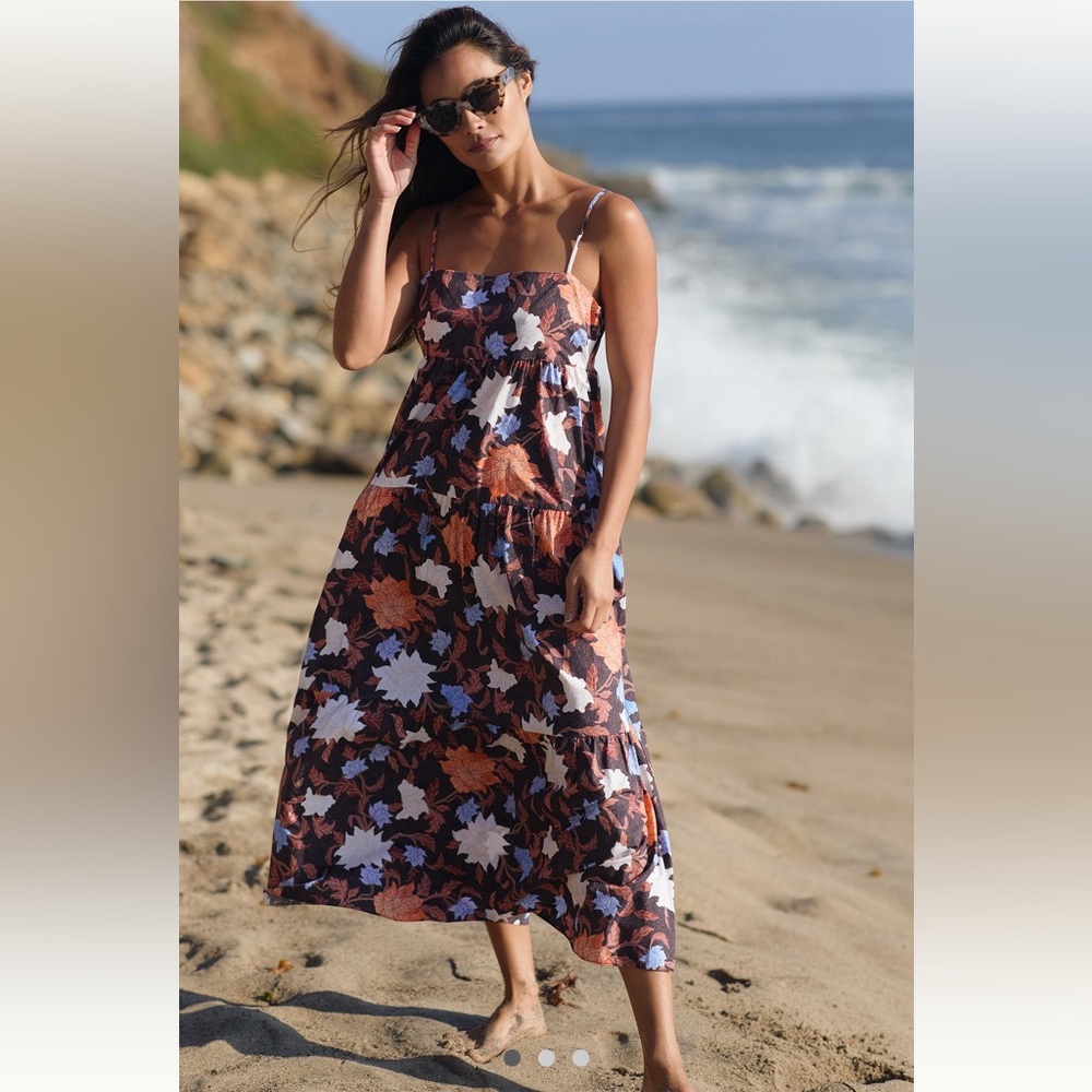 Seafolly Floral Cover-Up Maxi Dress